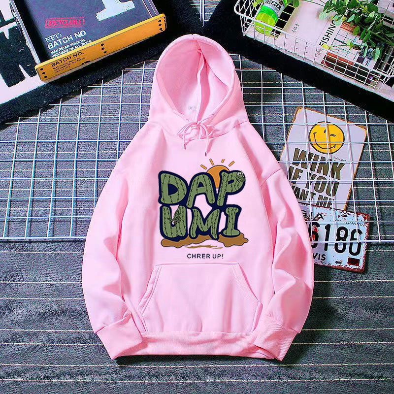 Dame hoodie med humoristisk grafisk design Skovae