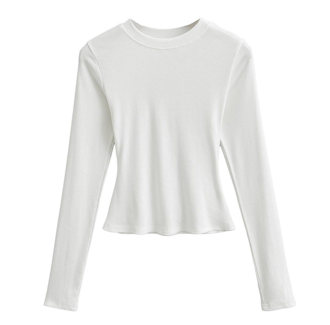 Dame Langærmet T-shirt med moderne snit og højkvalitetsmateriale Stilla
