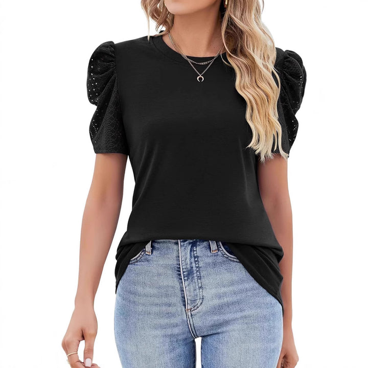 Dame Puffærmer Fritids T-shirt Stilla