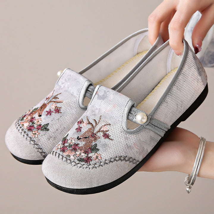Femme broderede slippers Stilla