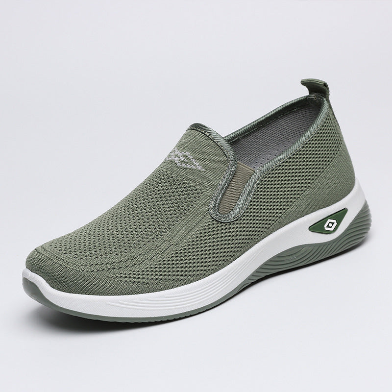 Dame Åndbare Fritidssko med elastisk Slip-On Design og komfortabel Sål Stilla