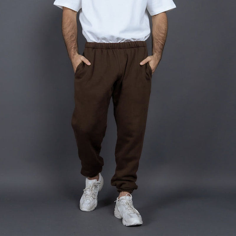 Herrer Behagelige Sweatpants med elastisk talje og sidelommer Stilla