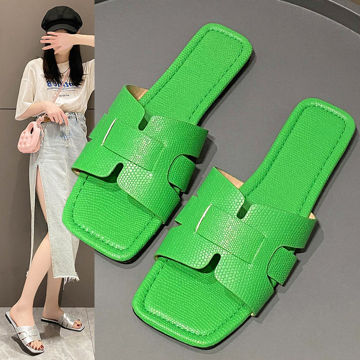 Dame Komfortable Mules med bred rem og åndbar sål Stilla