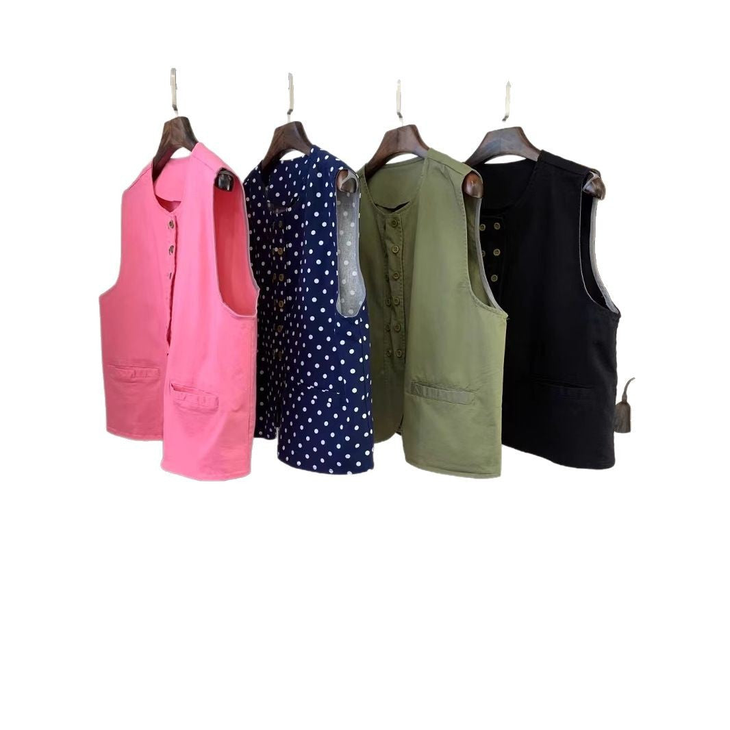 Femme Stilfulde Casual Vest Stilla