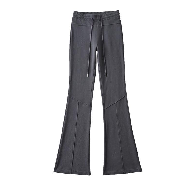 Dame trendy højtaljede flared leggings med åndbart materiale og elastisk talje Stilla
