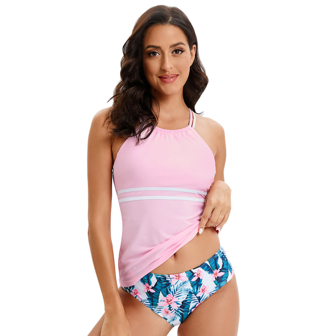 Dame Tankini-sæt med sporty top og flatterende pasform Stilla