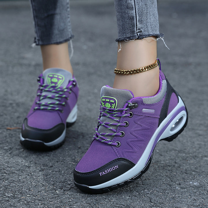 Dame nan sporty kile-sneakers med polstret luftpude-sål Skovae