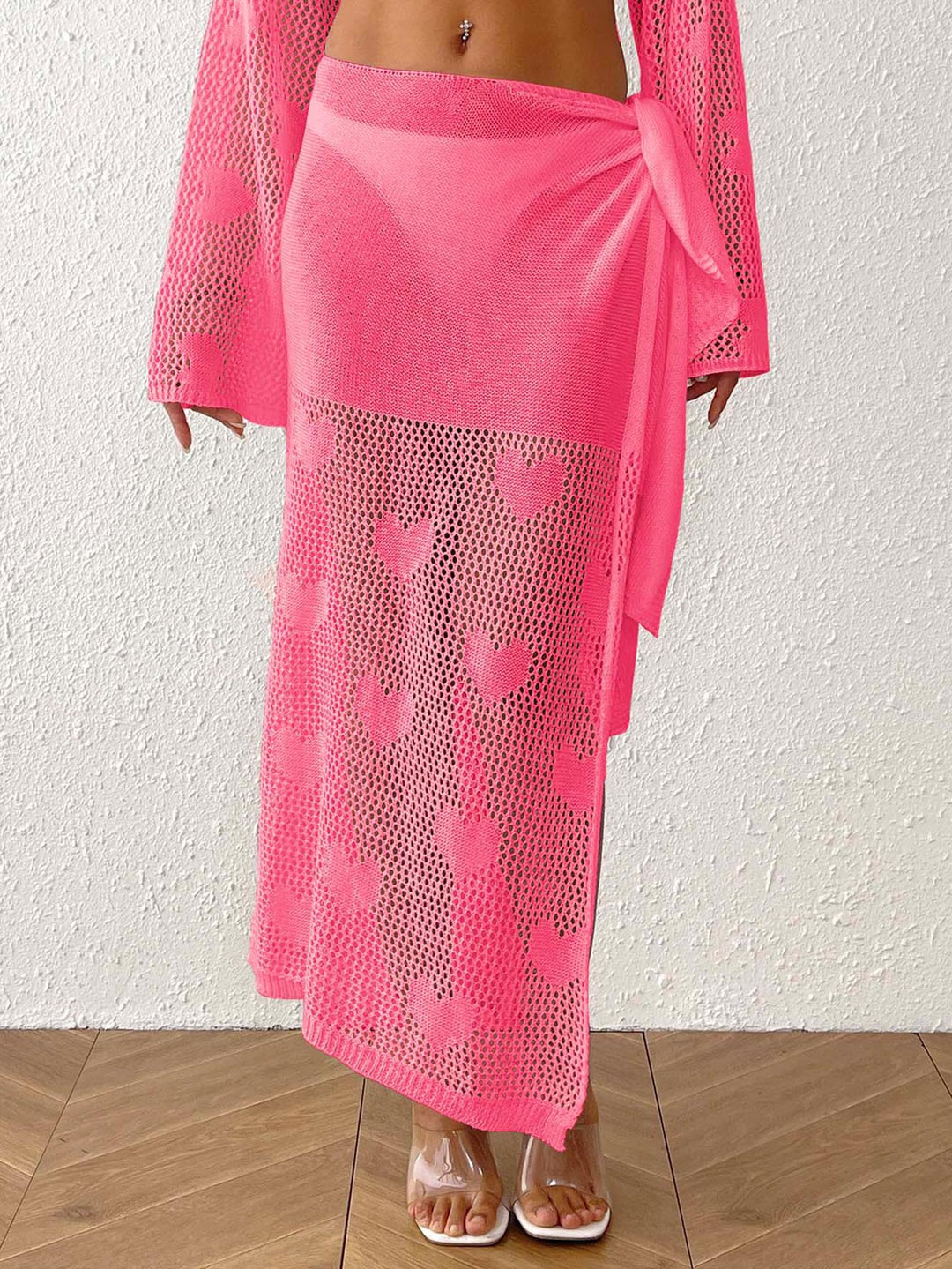 Damer transparent Hæklet Strandsarong Skovae