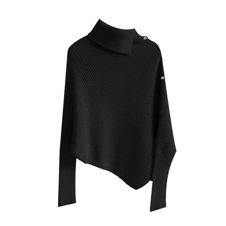 Kvindernes oversized trøje med asymmetrisk kant Stilla
