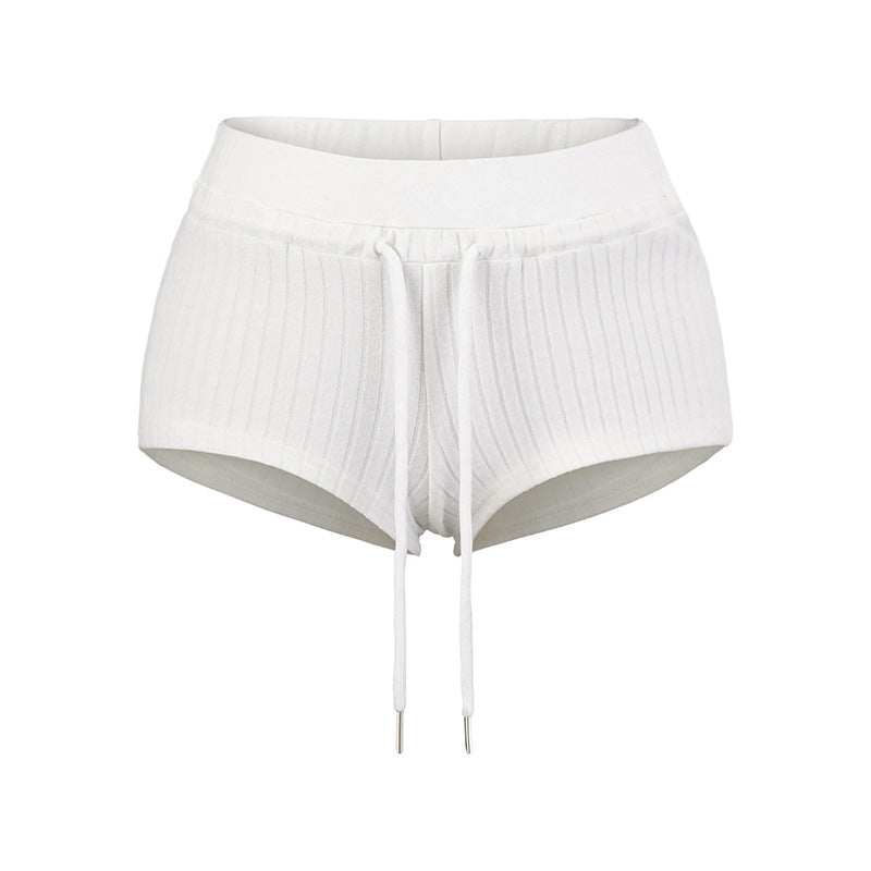 Dame Kortshorts med elastisk talje og praktisk snortræk Stilla