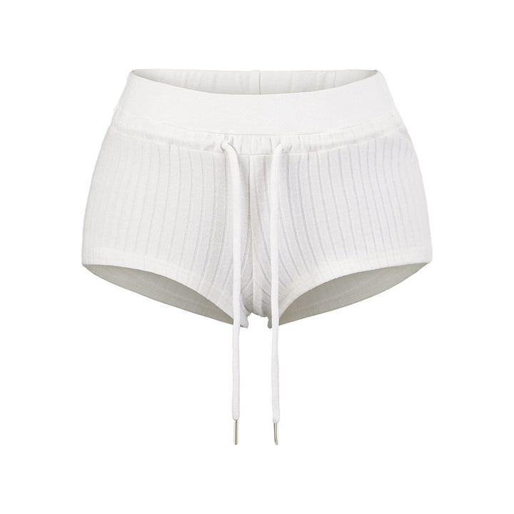 Dame Kortshorts med elastisk talje og praktisk snortræk Stilla