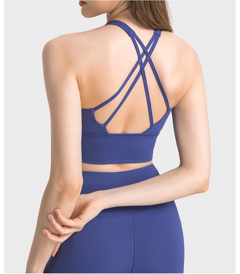 Stilla | Back Fixed Cup Sports Bra Medium Tenacity Yoga Pilates