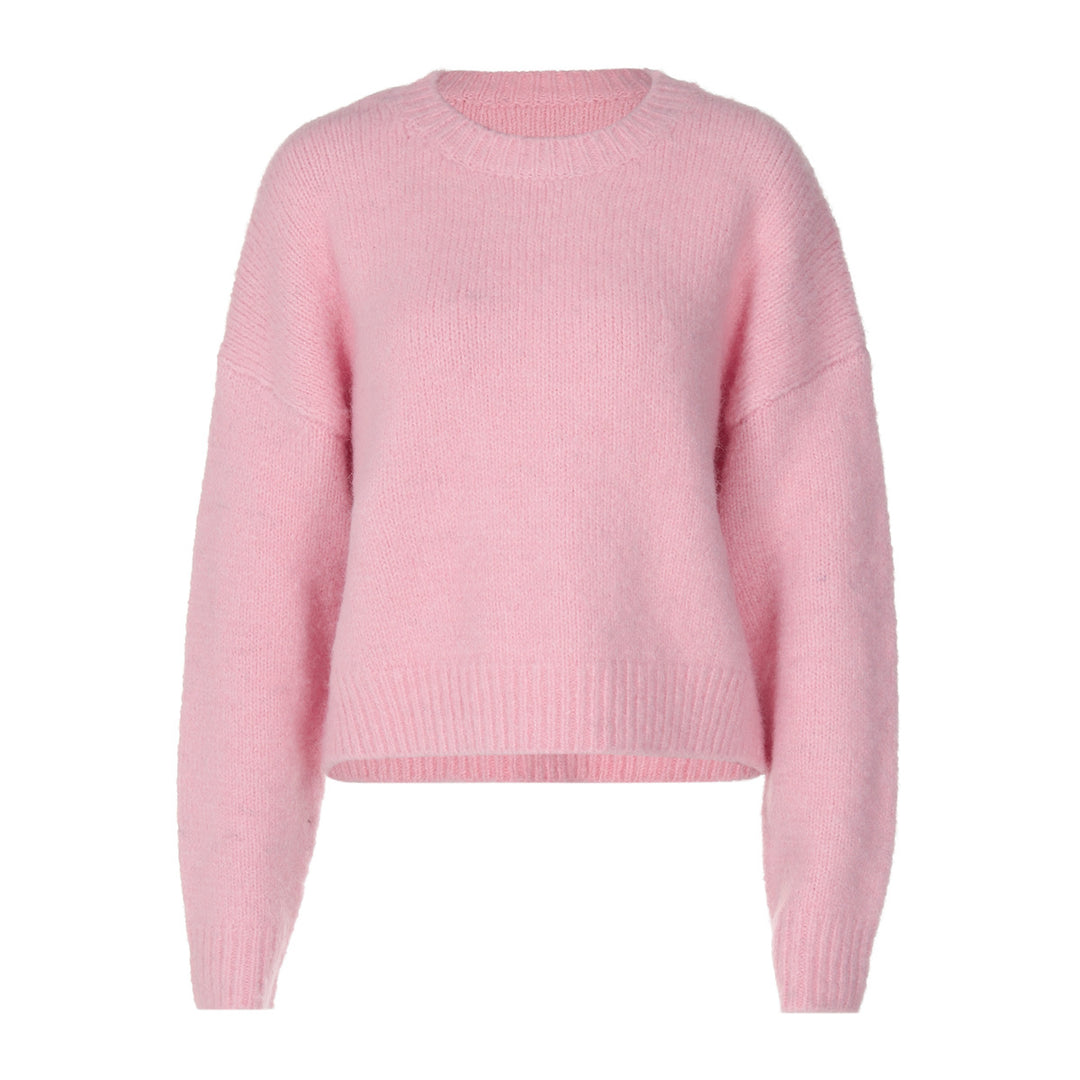 Damepullover lavet af blødt fleece med løs pasform Stilla