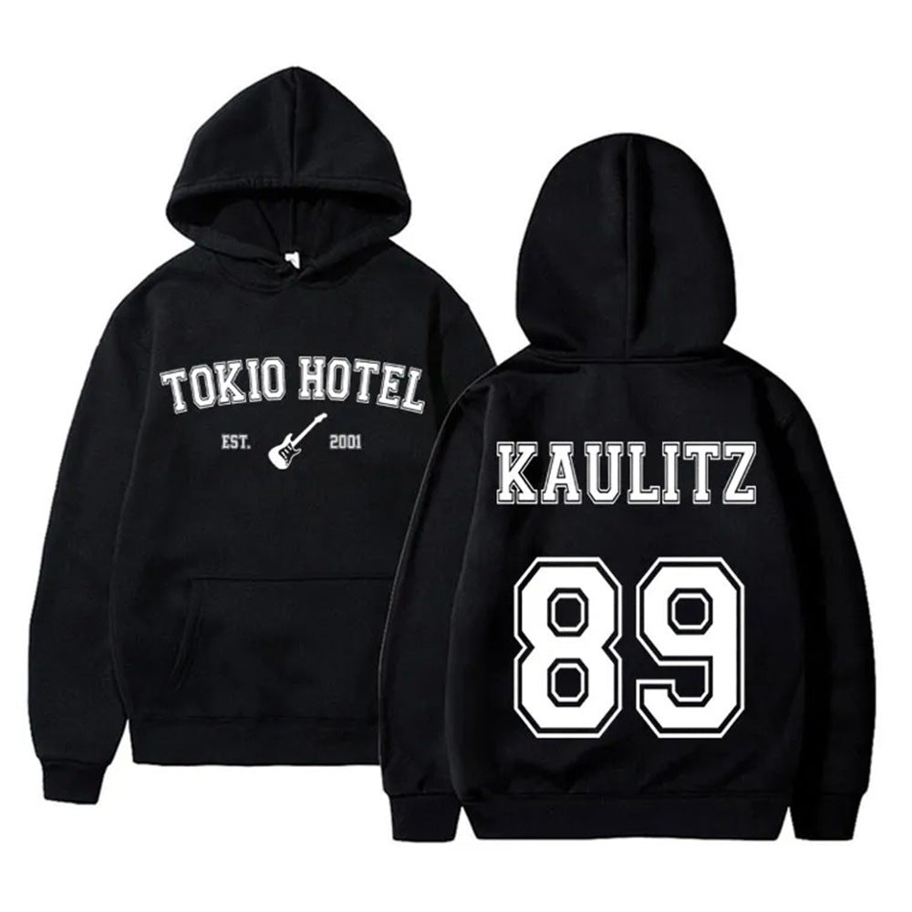 Dame hoodie med moderne bånddesign og komfortabel pasform Skovae