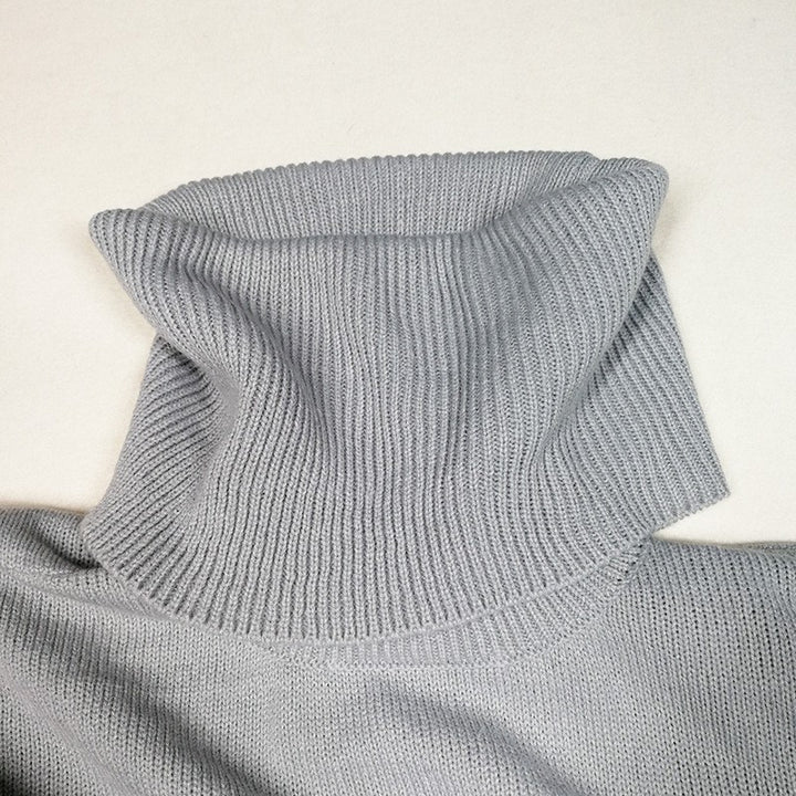 Dame Oversized Pullover med rullekrave og bred pasform Stilla
