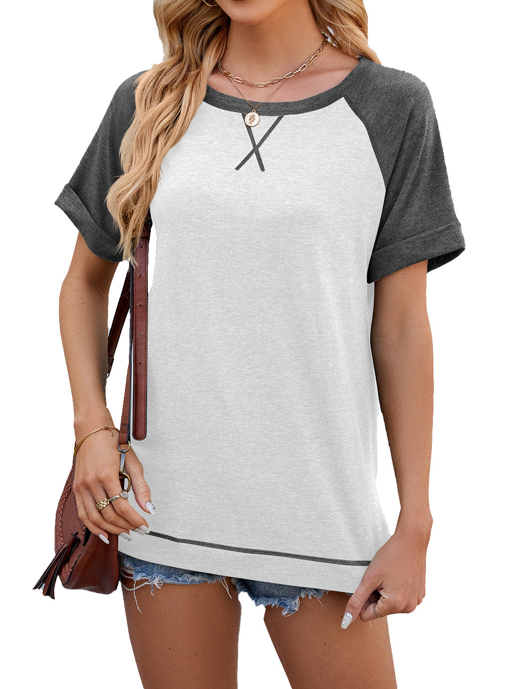 Dame fritids T-shirt med afslappet snit Stilla