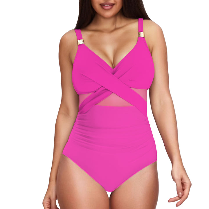 Damer Elegant One-Piece med transparente indlæg Skovae