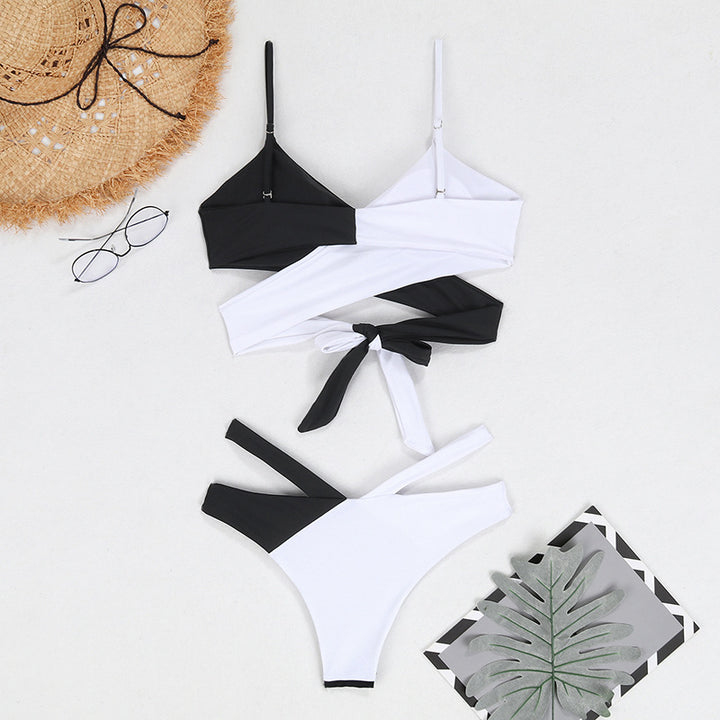 Dame asymmetrisk Cut-Out bikini-sæt Stilla
