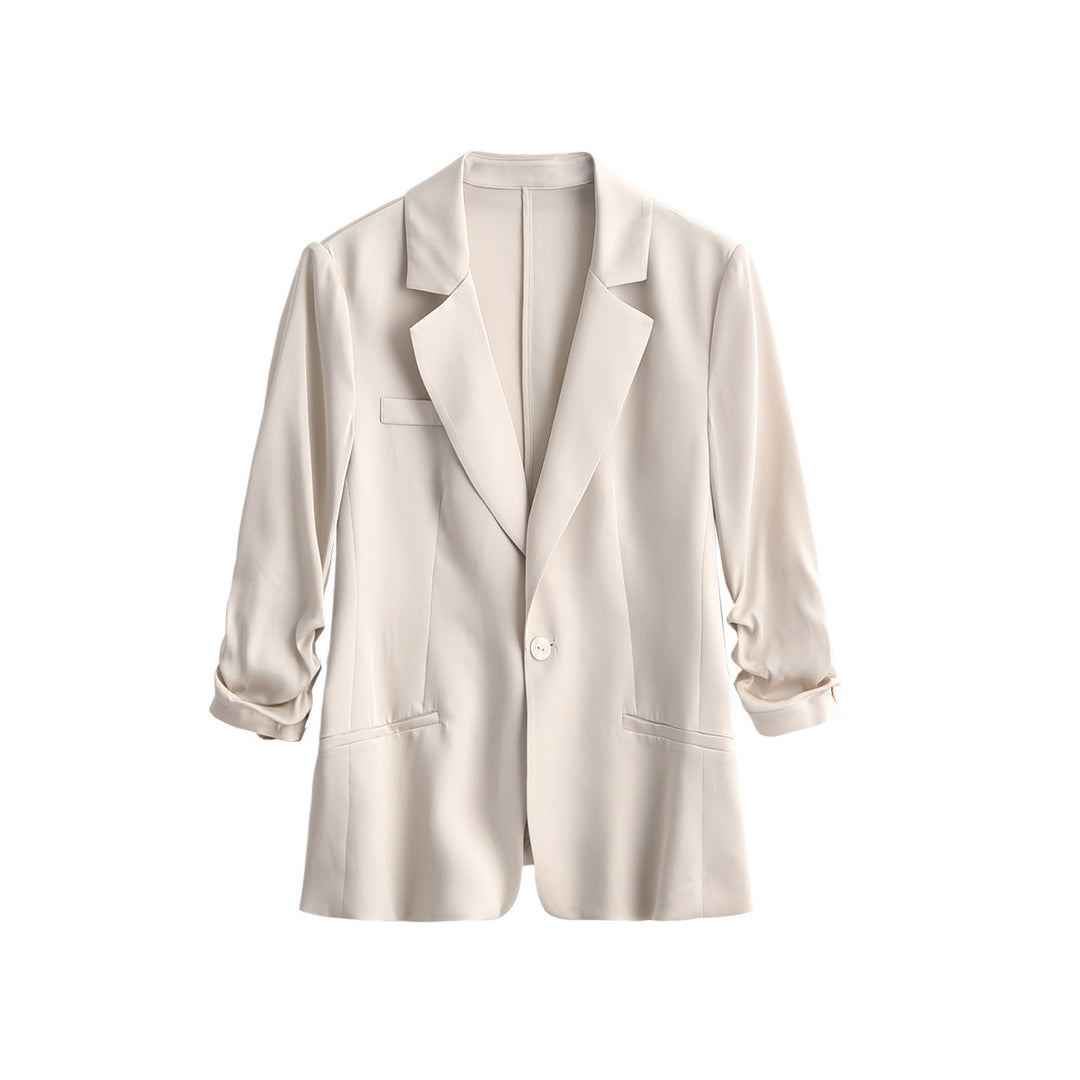Dame blazer med elegante ærmer og struktureret design Stilla