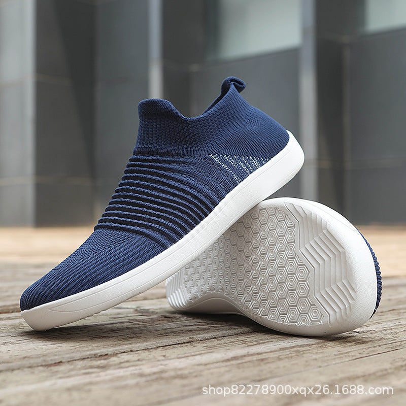 Herrer stilfulde Slip-On Strik Sneakers Stilla