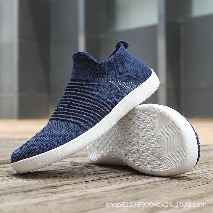 Herrer stilfulde Slip-On Strik Sneakers Stilla