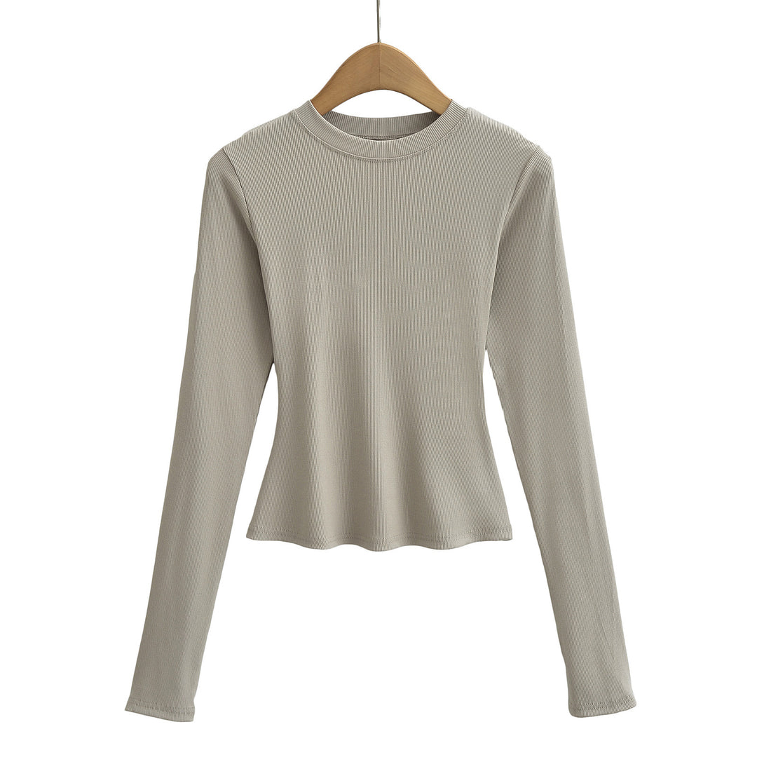 Dame Langærmet T-shirt med moderne snit og højkvalitetsmateriale Stilla