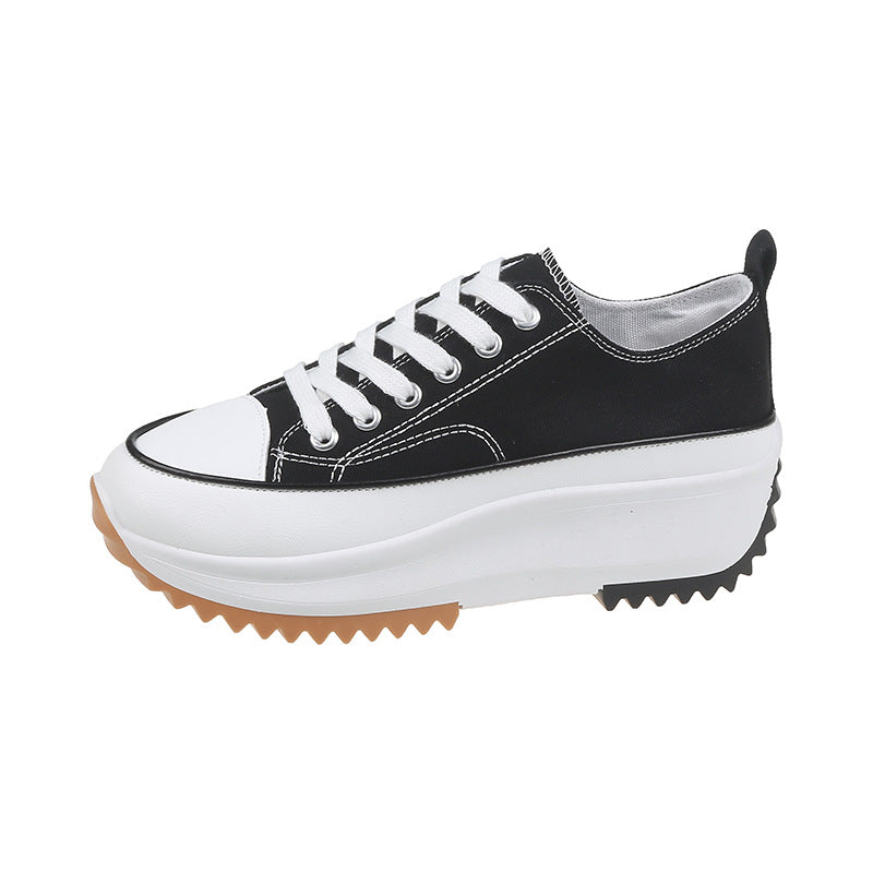 Dame Sneakers med dämpende plateau-sål og robust overdel Stilla