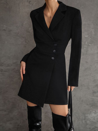 Dame Blazer-kjole med tætsiddende snit og elegante detaljer Stilla