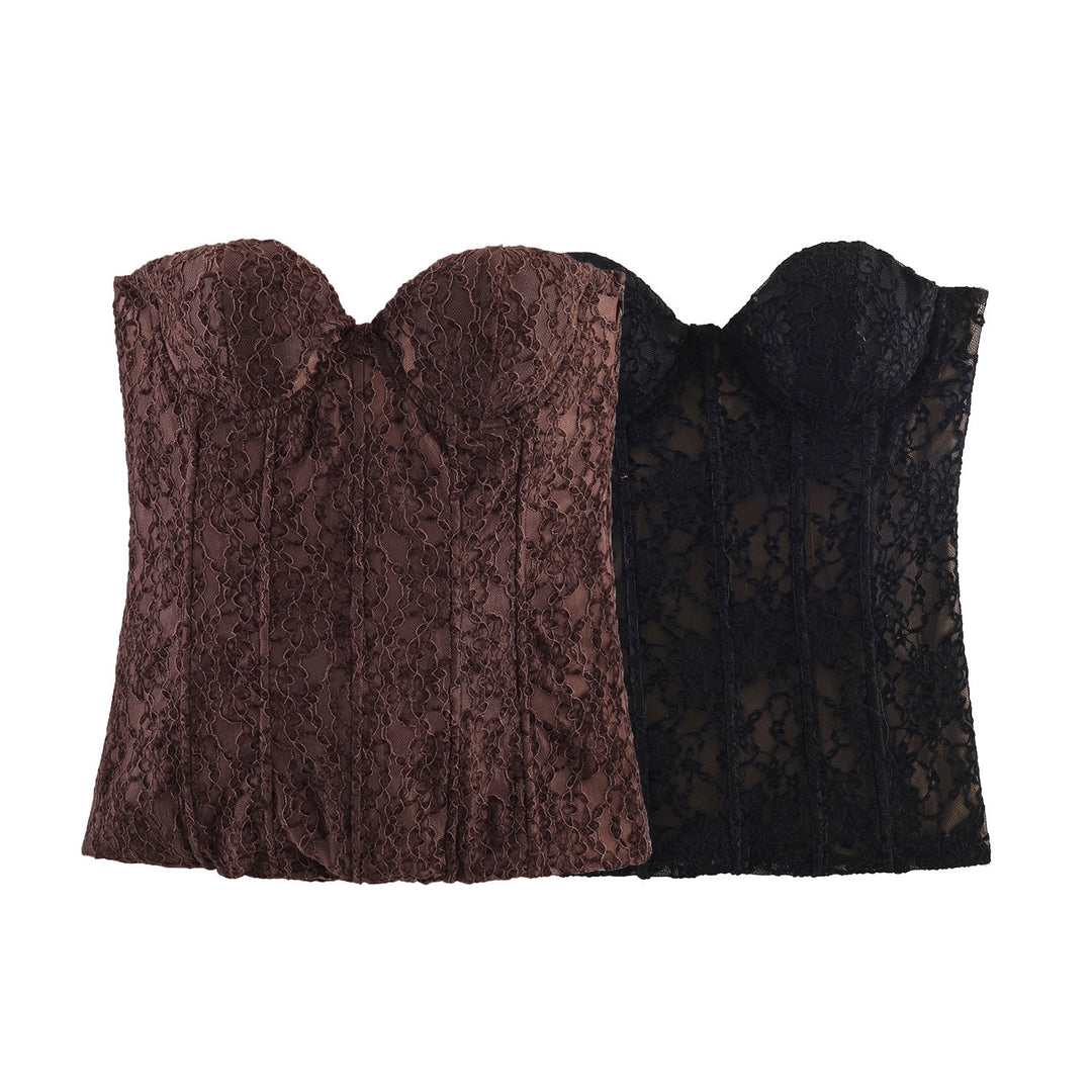 Dame spids-bustier med forførende design og elegante detaljer Skovae