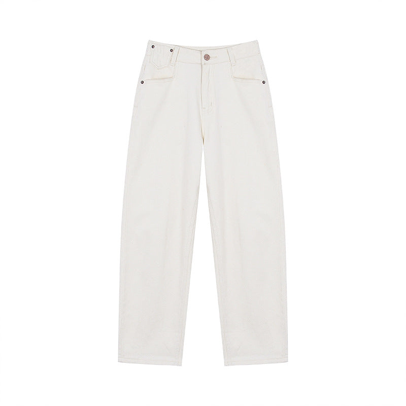Dame High-Waist Jeans med klassisk skæring og moderne, elastisk talje Stilla