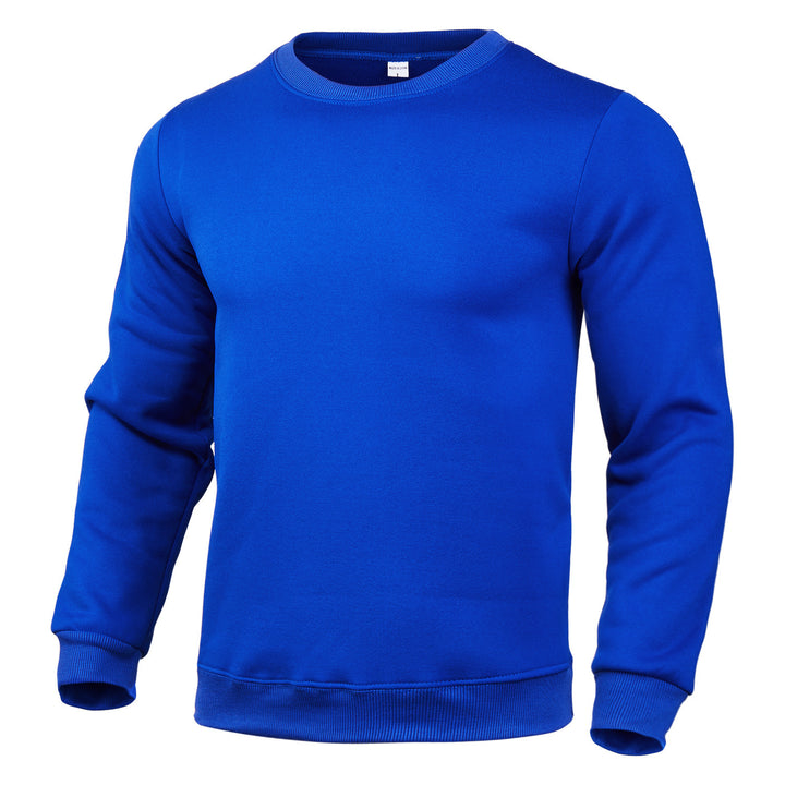 Herre komfortabel crew neck sweater lavet af højkvalitets bomuldsblanding Skovae
