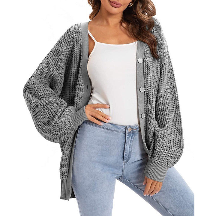 Kvindernes chunky strik cardigan med en afslappet pasform Stilla