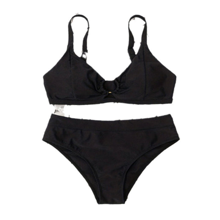 Dame Højskårne Bikiniundertøj med moderigtige ringdetaljer Skovae