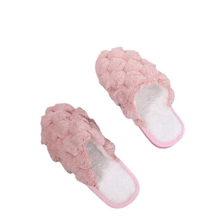 Dame Fluffy Hjemmesko med behagelig komfort og skridsikker sål Stilla