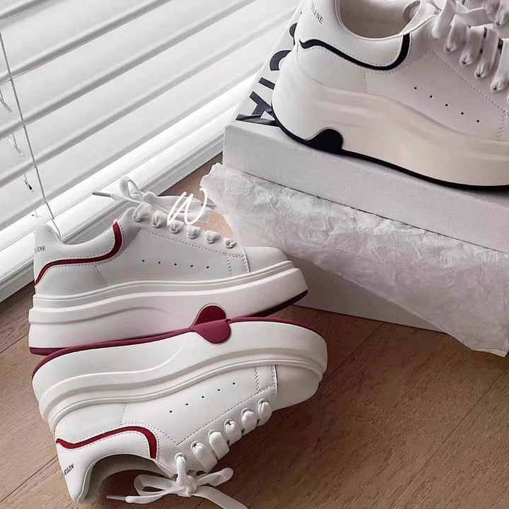 Dame Sneakers med tyk platform og elegante stropper Stilla