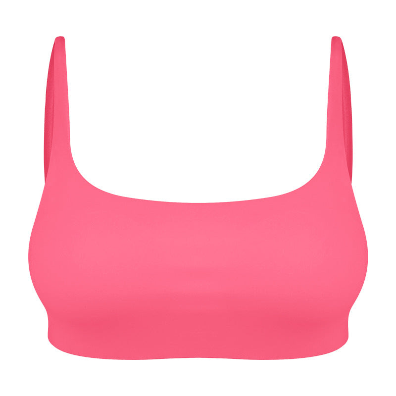 Dame sporty bustier lavet af højt åndbart materiale med sømløs forarbejdning Stilla