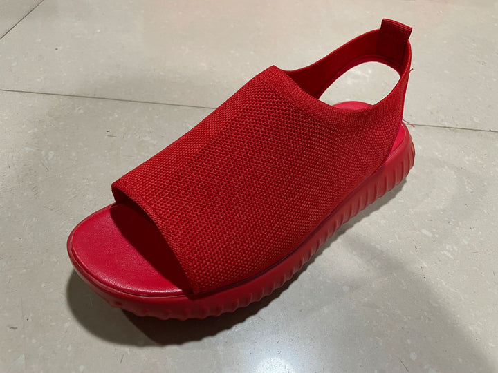 Dame Slip-On Sandaler med åndbart netoverflade og skridsikker sål Stilla