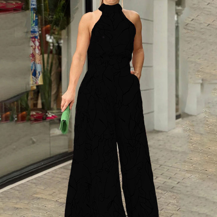 DameElegant Jumpsuit med raffinerede detaljer Skovae