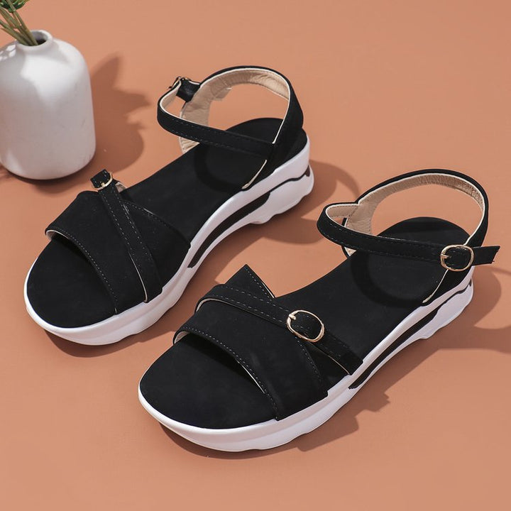 Dame komfort sandaler med justerbare remme og ergonomisk fodbredde Stilla