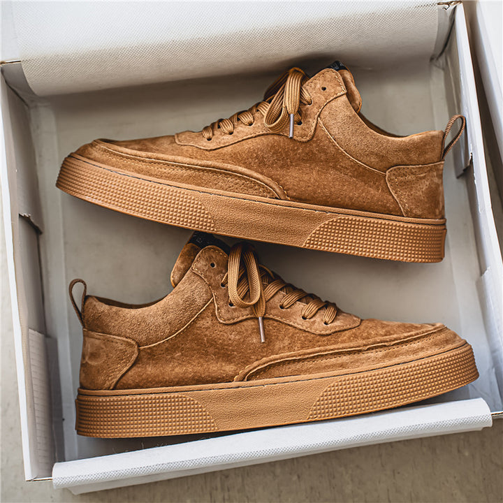 Femme Sålæder Fritids Sneaker Stilla