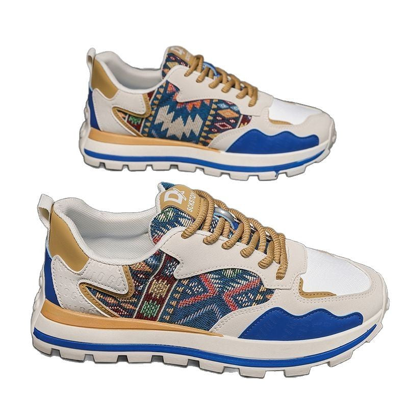 Femme Athletic Comfort Sneakers med livlige tekstil-detaljer Stilla