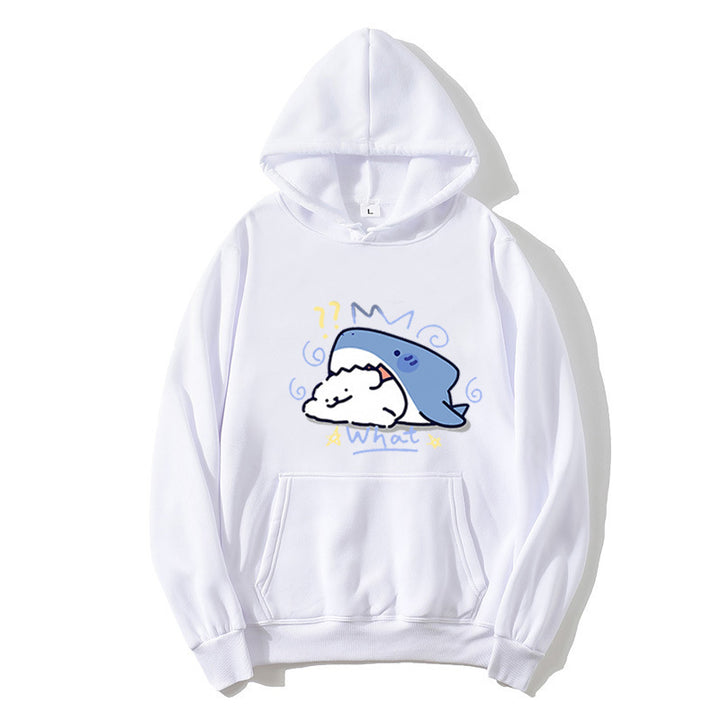 Kvinders hoodie med legende hvalmotiv Skovae
