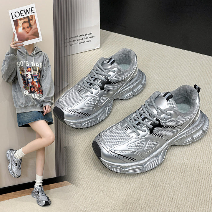 Dame Sporty Sneakers med Komfort-Skumsål Stilla
