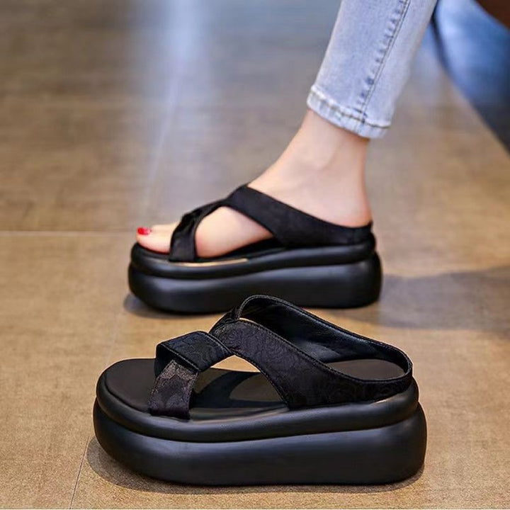 Dame platform sandaler med stilfuld remdesign og komfortabel dæmpning Stilla