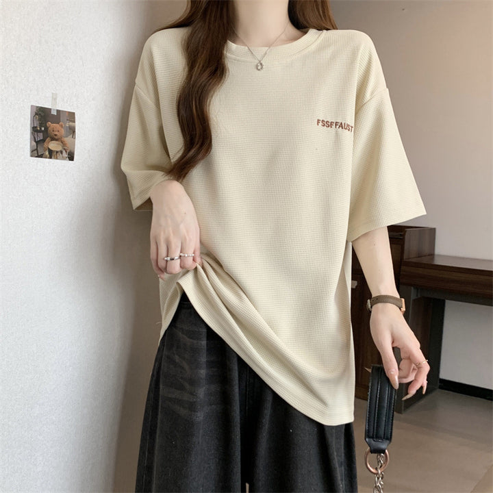 Femme Vaffelpique Oversized T-Shirt Stilla