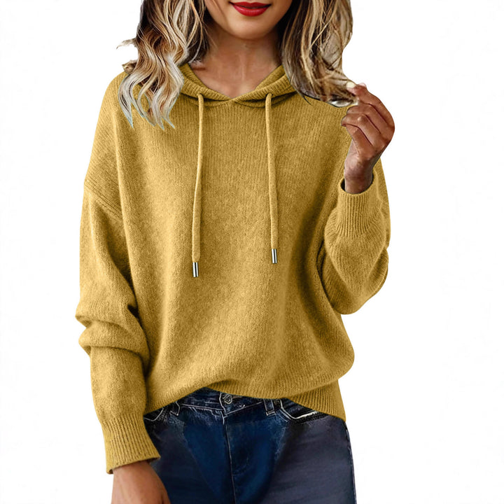 Kvinders oversized hoodie sweatshirt med tekstureret design og snoretræk Stilla
