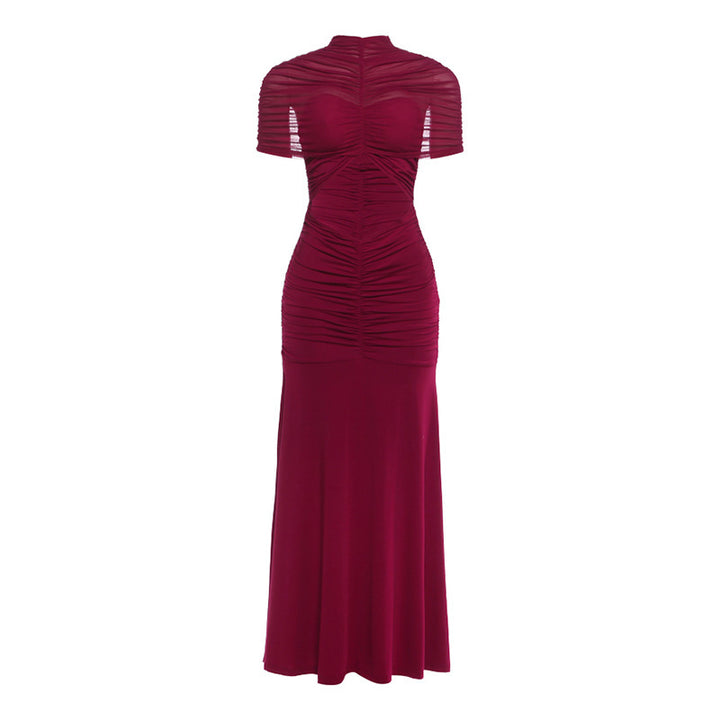 Damen Glamouröses Abendkleid mit figurbetontem Design und Cut-Outs Skovae