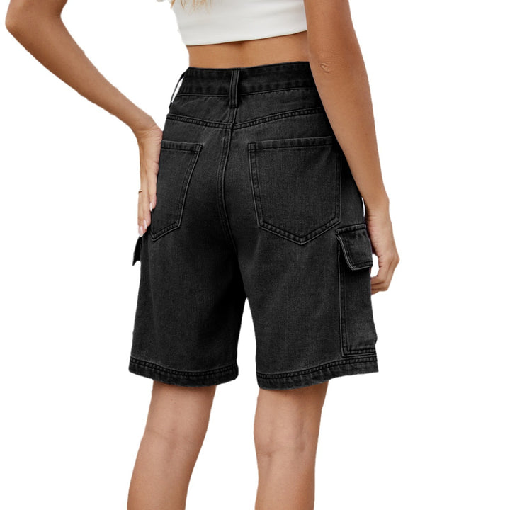 Dame Cargo-shorts med sidelommer og høj talje Stilla