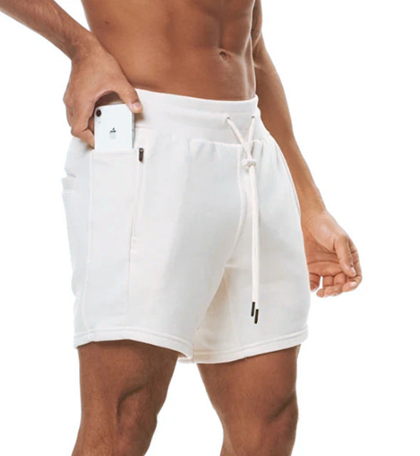 Herre sporty shorts med praktiske sidelommer og justerbart bånd Stilla
