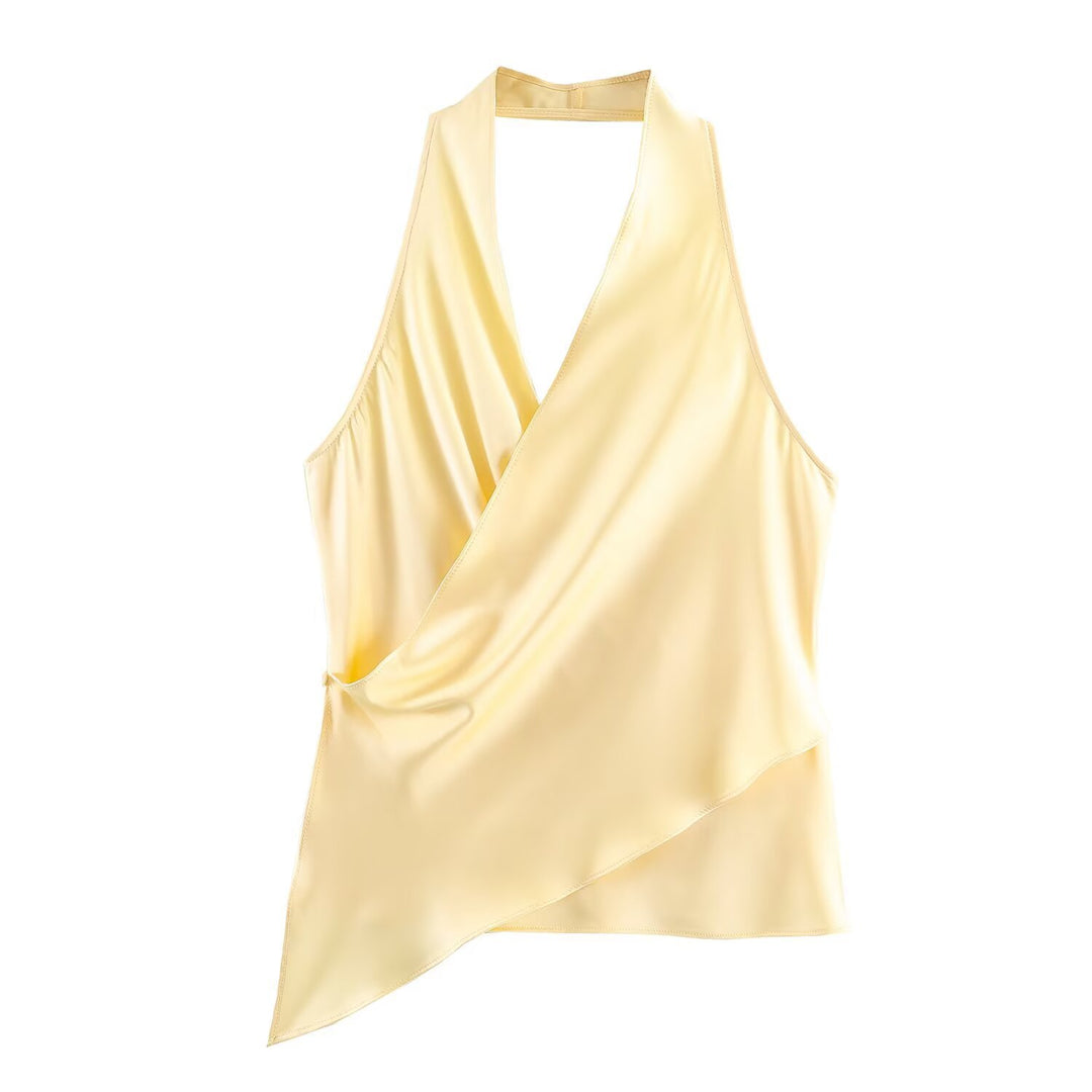 Dame Wickelbluse med V-hals Skovae